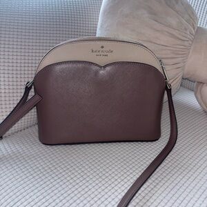 Kate Spade Tan and Cream Crossbody Bag